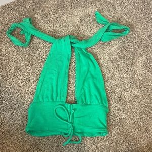Green Princess Polly halter top